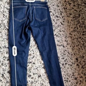 Distressed Benetton Denim Blue Jeans