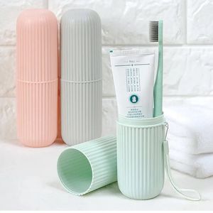 Travel Plastic Toothbrush Holder {Set-4}