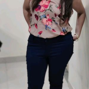 Women Cut sleeve Floral Top