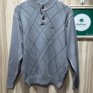 Crocodile High Neck Sweater