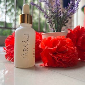 Farsali Rose Gold Serum Open Bottle