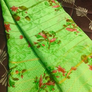 Zari Saree (Green)