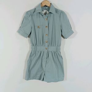 Pastel Blue Casual Playsuit (Women)