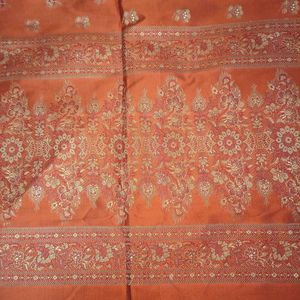 Silk Saree Orange