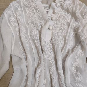 Chikankari White Kurta