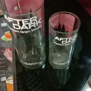 After Dark Whiskey Glass Upcycle