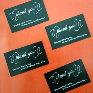 180 Big Thankyou Cards On 300 GSM Art Card