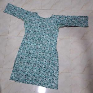 Blue Casual Kurti