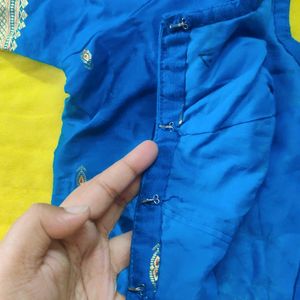 Blue Festive Blouse New