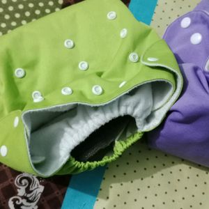 Reusable Diaper With Inserting Pad