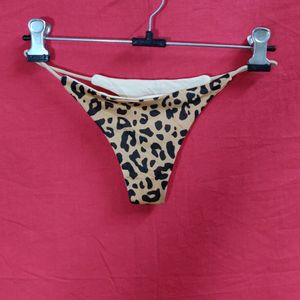 Tiger Print Thong Size 30/32