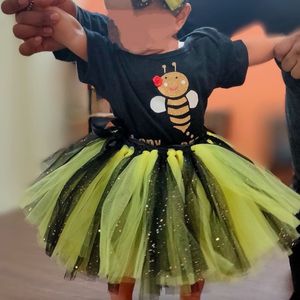 Black & Green Tutu Skirt for Baby Girl