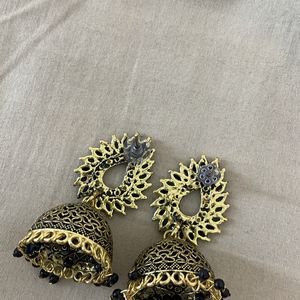 Black Traditional Earrings