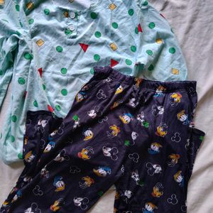 Shin Chan Top& Mickey Mouse Pj Combo