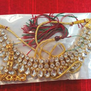 Kundan Stone Jewellery Set