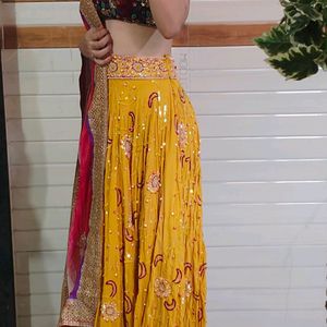 Heavy Sequin Work Lehenga Choli