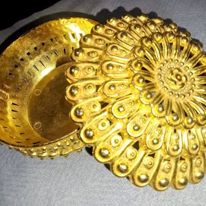 Golden Coated Jewellery Box