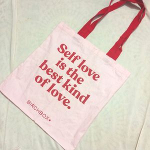 Pink Rose Self Love Tote Bag (Women)