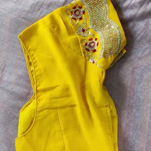 Yellow Saree