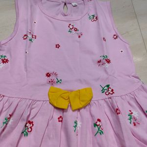 Brand New Girls Pure Cotton Frock..