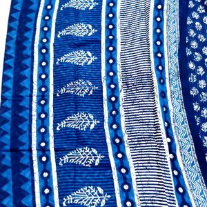 New Indigo Pure Cotton Saree 1