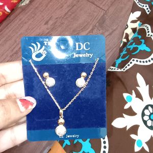 Chain Nd Earings Set