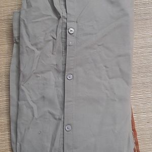 Men Shirt Khaki Sandal 42 XL