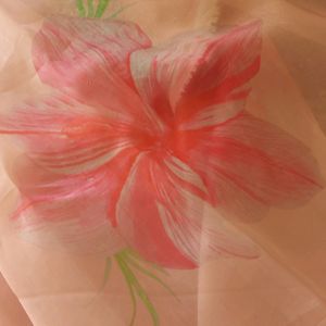 Onion Pink Organza Saree Material