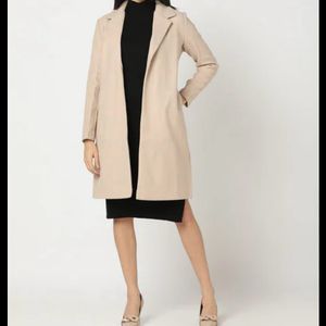 Forever 21 Beige Fall Overcoat