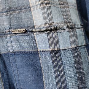 Pepe Jeans Blue Checked Shirt