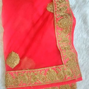 Magenta Bridal Lehenga Set With Dupatta