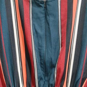 Striped Jumpsuit In Xxl