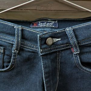 Boy's Casual Dark Blue Denim Pants