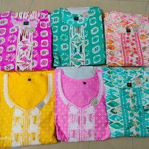 Combo Pack Of 6 Pec Suit With Dupatta