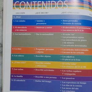 spanish books,class 1