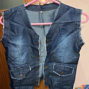 Denim Short Shrug