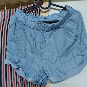 Women's Blue Jeans Shorts