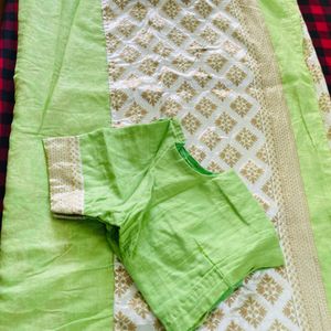 Green Fancy Silk Saree