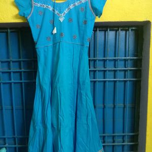 Women Anarkali Kurti With Dupatta.