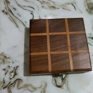 Tic Tac Toe Wood Board