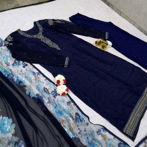 Pakistani Blue Heaven Suit Set