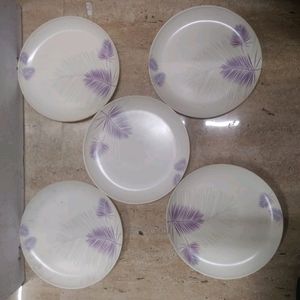 Plastic Plates Pack Of 5