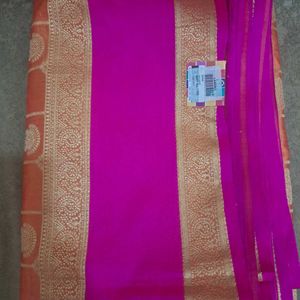 Completely New Beautiful Banarasi Silk Saree.