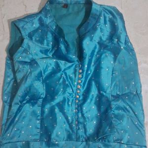 This Blue Long Anarkali Kurta