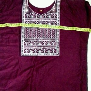 Pick any 1 long Kurta, 3/4 Sleeves, Size XXL.