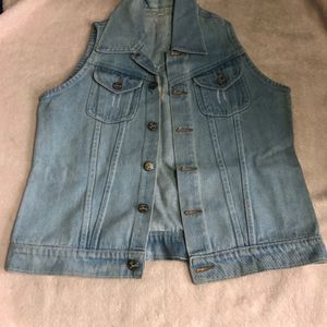 Denim Half Jacket