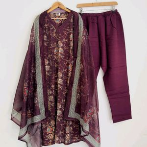 Kurta Pant With Dupatta Set