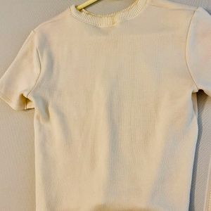 ZARA Off white regular Tshirt