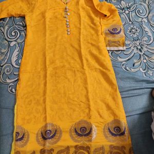 Yellow kurti