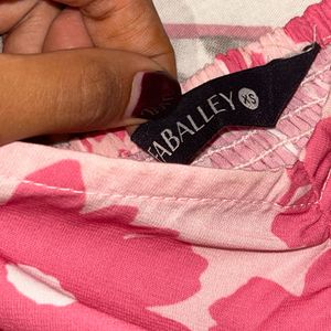 FabAlley Pink Floral Top